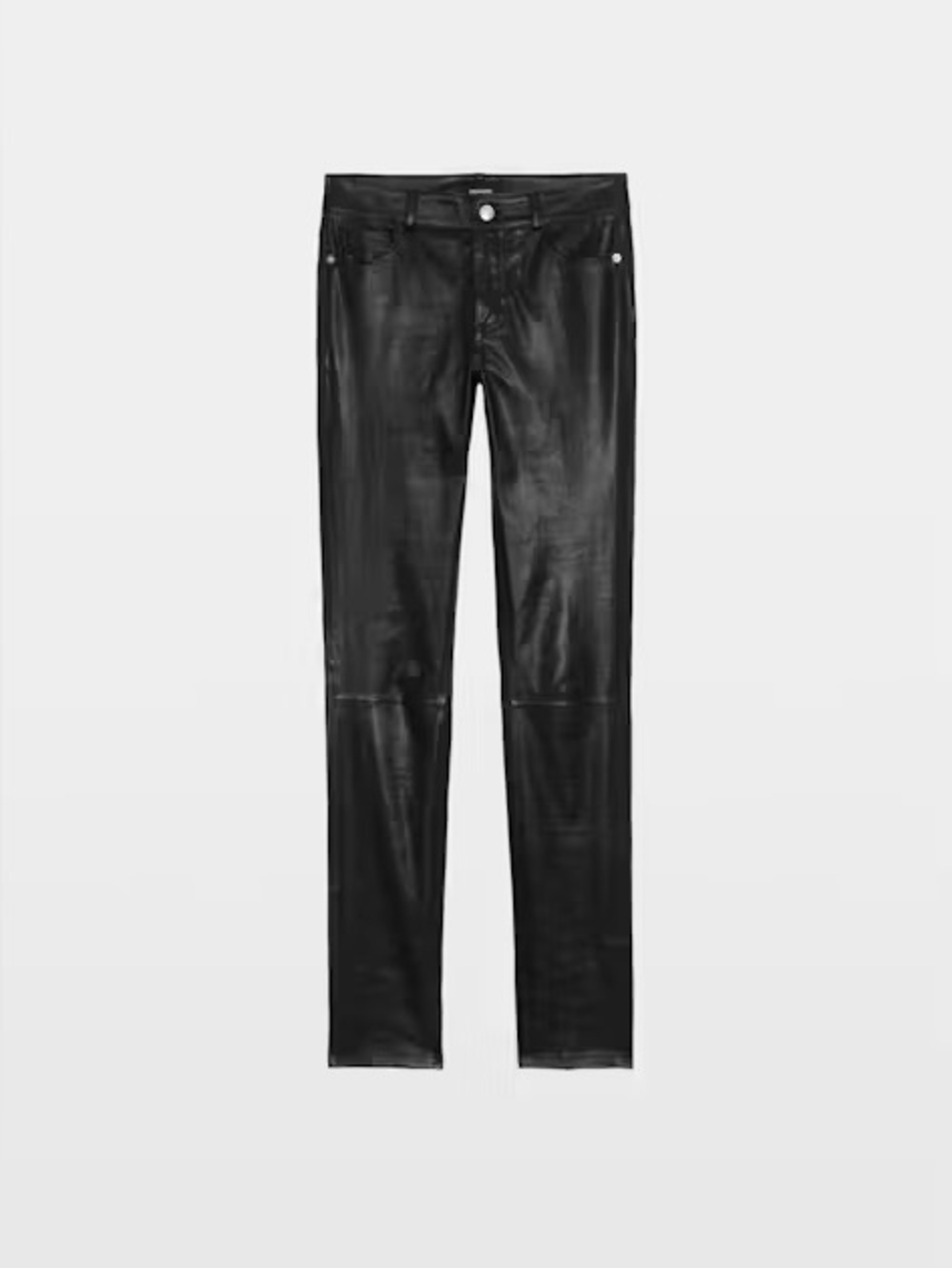 Y2K Victoria’s Secret leather coated skinny jeans